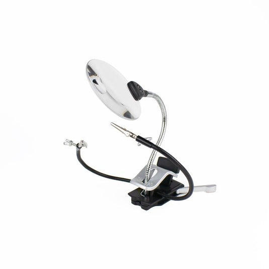 Excel Helping Hands Magnifier - With LED Light & 2 Flex Hands