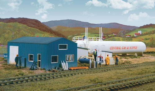 Walthers Cornerstone HO Central Gas & Supply - Kit