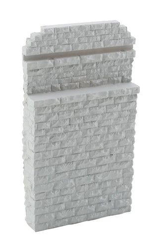 Walthers Cornerstone HO Single-Track Railroad Bridge Stone Abutment - Resin Casting