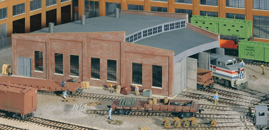 Walthers Cornerstone HO Three-Stall Roundhouse - Kit