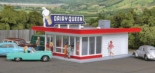 Walthers Cornerstone HO Vintage Dairy Queen - Kit