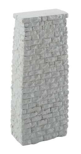 Walthers Cornerstone HO Single-Track Railroad Deck Bridge Stone Pier - Resin Casting
