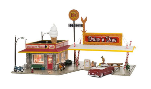 Woodland Scenics HO Built & Ready - Assembled - Drive n' Dine