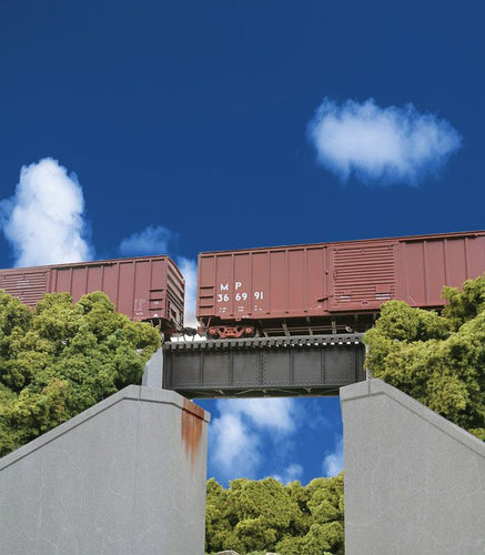 Walthers Cornerstone HO 30' Single Track Railroad Deck Girder Bridge - Low Level - Kit