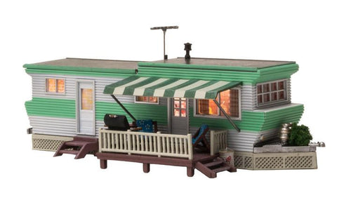 Woodland Scenics HO Built & Ready - Assembled - Grillin' & Chillin' Trailer w/Lights