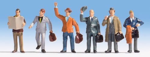 Walthers SceneMaster HO Business Travelers - pkg(6)