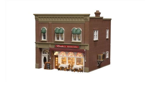 Woodland Scenics HO Built & Ready - Assembled - Emilio's Italian Restaurant