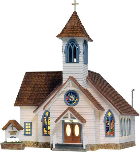 Woodland Scenics HO Built & Ready - Assembled - Community Church