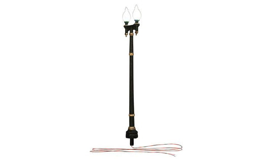 Woodland Scenics Just Plug HO Street Lights Double Lamp Post pkg(3)
