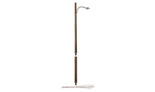 Woodland Scenics Just Plug HO Street Lights Wooden Pole pkg(3)