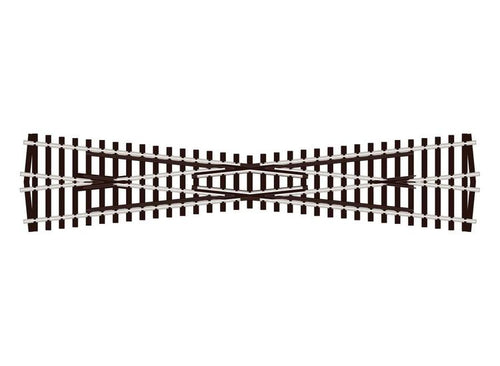 Peco HO Code 100 Streamline Crossing - Long Insulfrog - 12-Degree