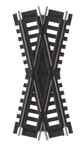 Atlas HO Crossing - Code 100 - 25-Degree 4-1/2  11.4cm Black Ties