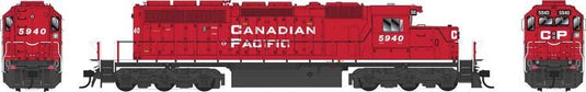 Bowser GMD SD40-2 - LokSound & DCC - Executive Line -- Canadian Pacific 5940 (red Block Lettering)