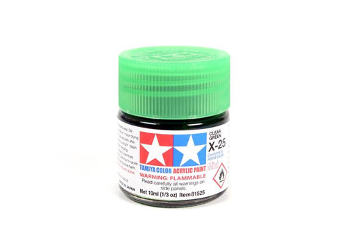 Tamiya Paint X25 Clear Green 10ml.