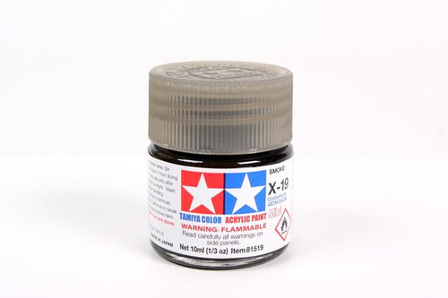Tamiya Paint X19 Gloss Smoke 10ml.