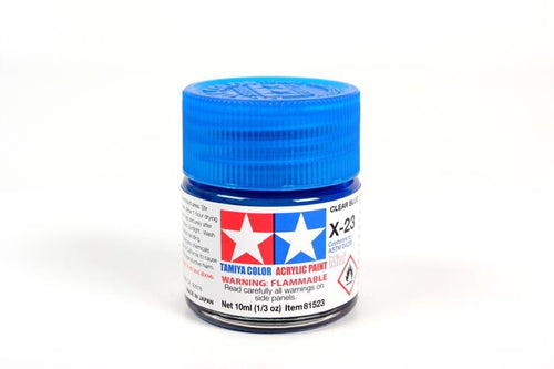 Tamiya Paint X23 Clear Blue 10ml.