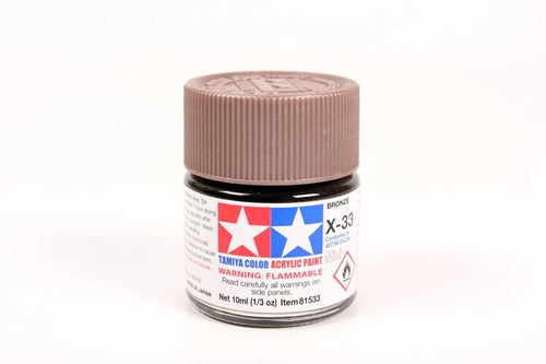 Tamiya Paint X33 Gloss Bronze 10ml.