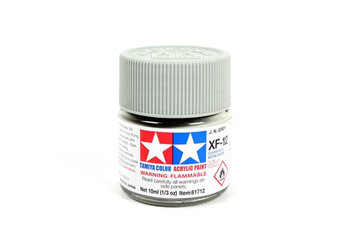 Tamiya Paint XF12 Flat Navy Under-Wing Grey 10ml.