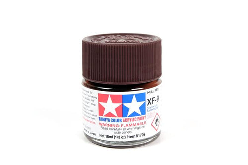 Tamiya Paint XF9 Flat Hull Red 10ml.