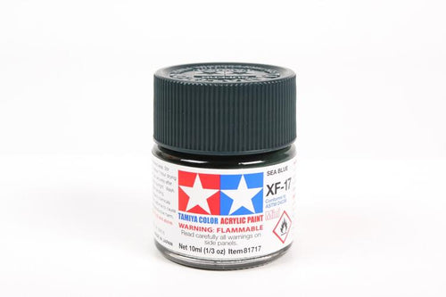 Tamiya Paint XF17 Flat Sea Blue 10ml.