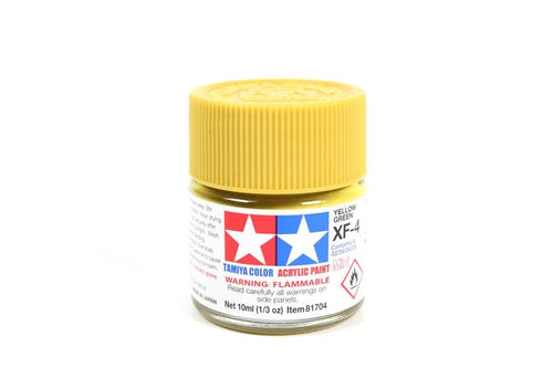 Tamiya Paint XF4 Flat Yellow Green 10ml.