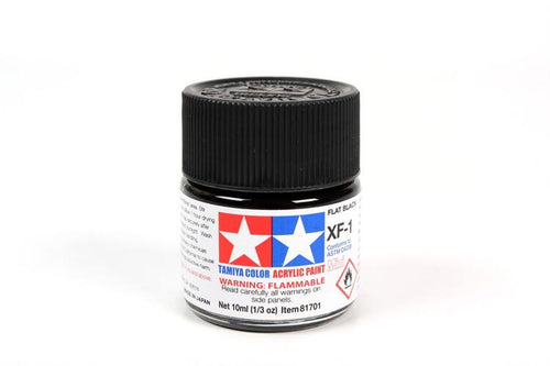 Tamiya Paint XF1 Flat Black 10ml.