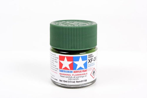 Tamiya Paint XF26 Flat Deep Green 10ml.