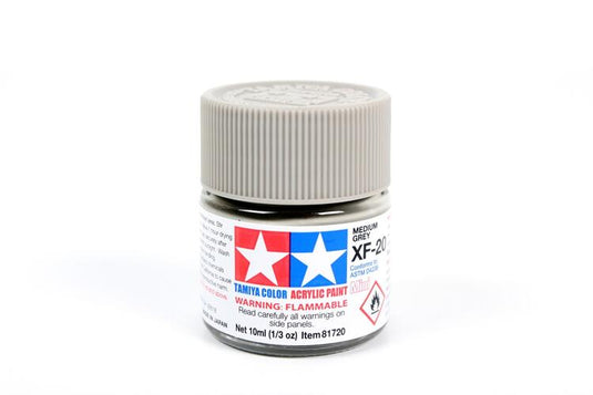 Tamiya Paint XF20 Flat Medium Grey 10ml.