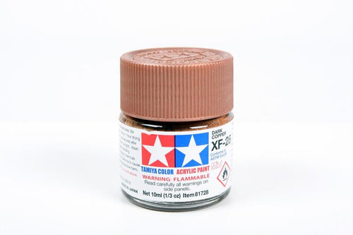 Tamiya Paint XF28 Flat Dark Copper 10ml.