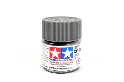 Tamiya Paint XF53 Flat Neutral Grey 10ml.