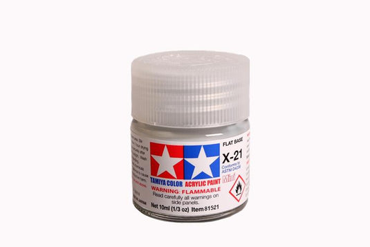 Tamiya Paint X21 Flat Base 10ml.