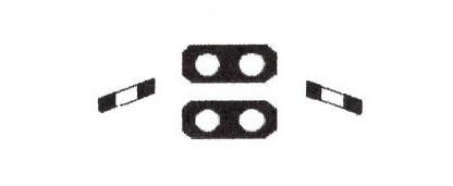 Signalisation C&G HO – Panneau CN de chasse-neige – Double, Deux côtés (CN-130)