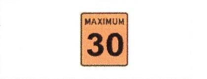 Signalisation C&G HO Travaux Limite de vitesse 50km/h