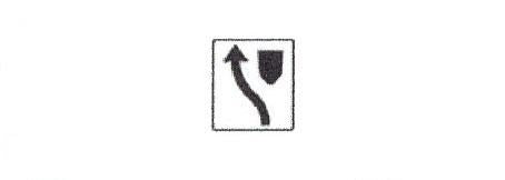 Chargez l'image dans la visionneuse de la galerie, Signalisation C&amp;G HO – Panneau de contournement d'obstacle – À gauche (P-90-G)
