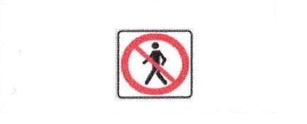 Signalisation C&G HO Piétons Interdits