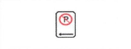 Load image into Gallery viewer, Signalisation C&amp;G HO – Panneau de stationnement interdit – Interdit vers la droite (P-150-2-D)

