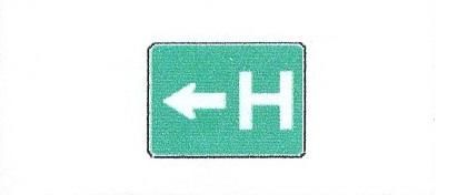 Signalisation C&G HO Hopital à Gauche