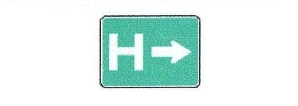 Signalisation C&G HO Hopital à Droite