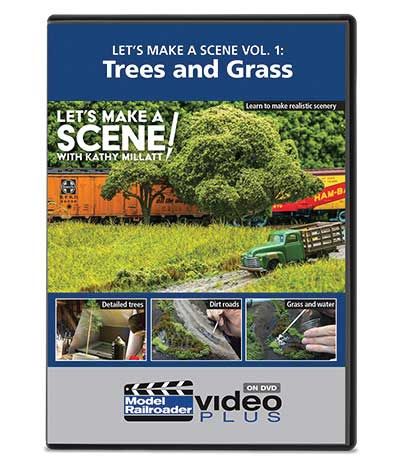 Kalmbach DVD Let's Make a Scene Volume 4: Trees and Grass, 75 minutes