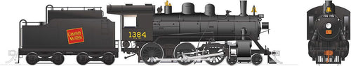 Rapido Trains HO 4-6-0 Steam - w/DCC & Sound - CNR H-6-g (Tilted Wafer) : #1384