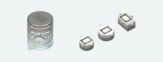 ESU Speaker set, Dual 11x15mm, Modular Soundbox kit for 28mm, 20x40mm, 16x35mm (Sugar cube)