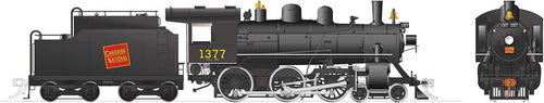 Rapido Trains HO 4-6-0 Steam - w/DCC & Sound - CNR H-6-g (Tilted Wafer) : #1377