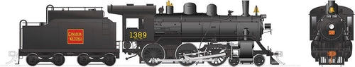 Rapido Trains HO 4-6-0 Steam - w/DCC & Sound - CNR H-6-g (Horizontal Wafer) : #1389
