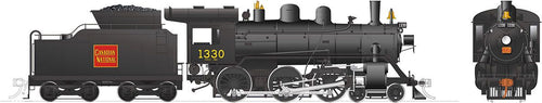 Rapido Trains HO 4-6-0 Steam - w/DCC & Sound - CNR H-6-d (Horizontal Wafer) : #1330