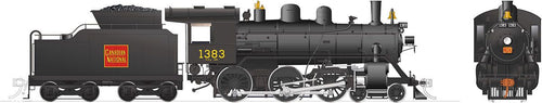 Rapido Trains HO 4-6-0 Steam - w/DCC & Sound - CNR H-6-g (Horizontal Wafer) : #1383