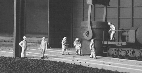 Walthers SceneMaster HO Blast Furnace Crew set of 6