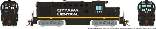Rapido Trains HO MLW RS-18u Ottawa Central (OCR) #1828 w/ESU LokSound V5.0 DCC & Sound