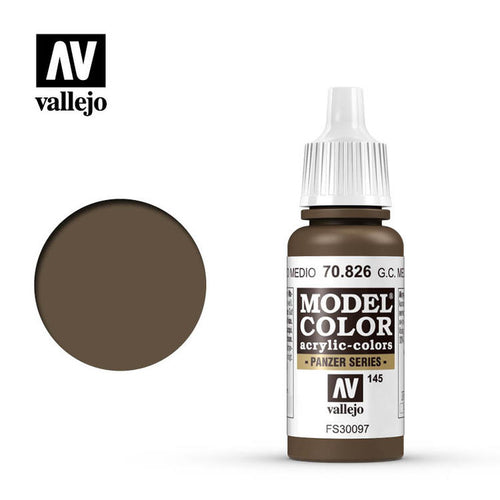 Vallejo German Camouflage Medium Brown FS30097 17ml. (145)