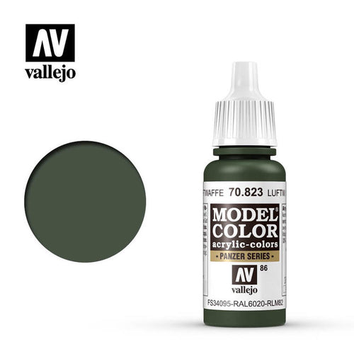 Vallejo Luftwaffe Camouflage Green RAL6020 - RLM82 17ml. (095)