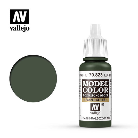 Vallejo Luftwaffe Camouflage Green RAL6020 - RLM82 17ml. (095)